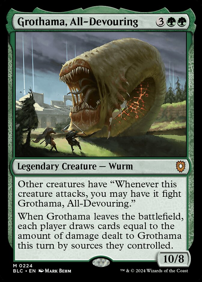 Grothama, All-Devouring (Bloomburrow Commander #224)