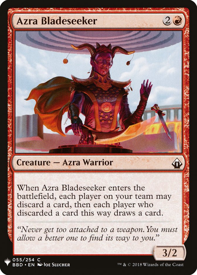 Azra Bladeseeker (The List #BBD-55)