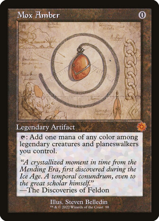 Mox Amber · The Brothers' War Retro Artifacts (BRR) #98 · Scryfall