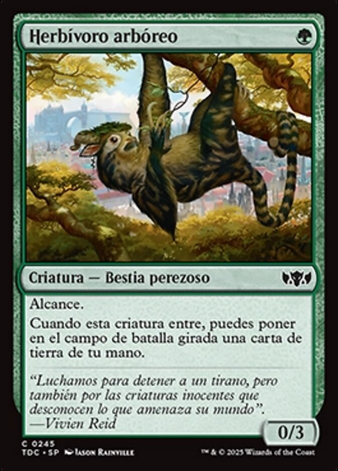 Herbívoro arbóreo