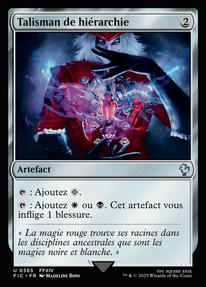 Talisman de hiérarchie