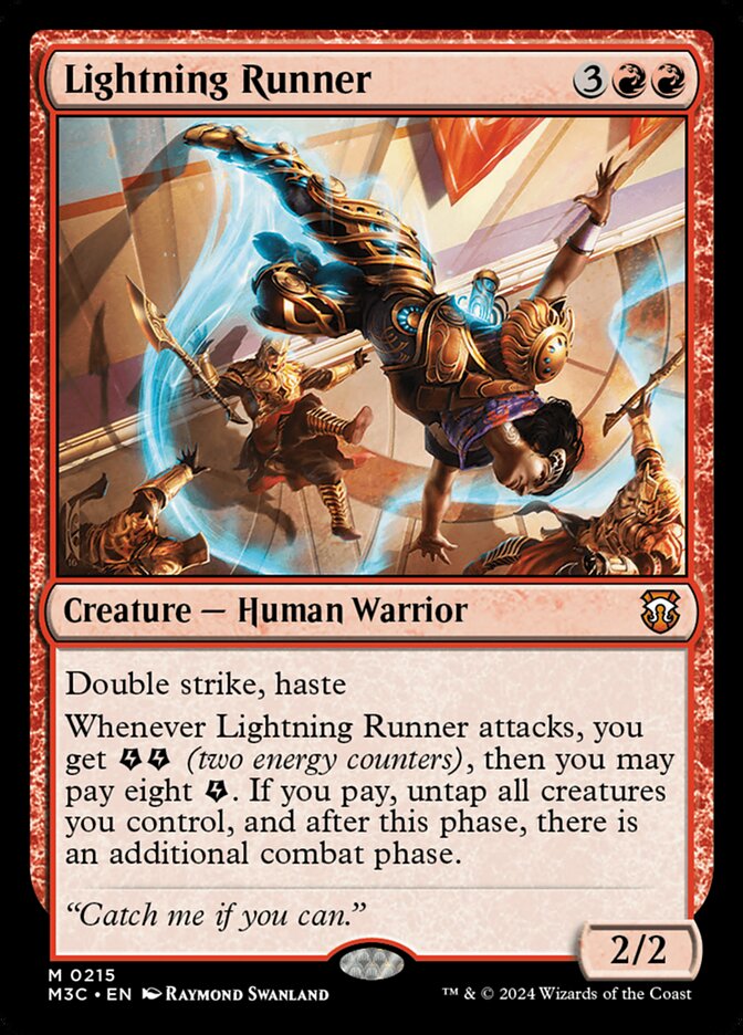 Lightning Runner (Modern Horizons 3 Commander #215)