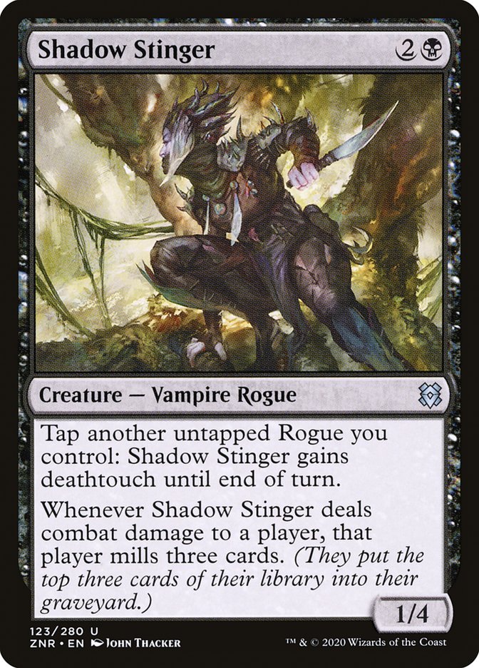 Shadow Stinger · Zendikar Rising (ZNR) #123 · Scryfall Magic The 