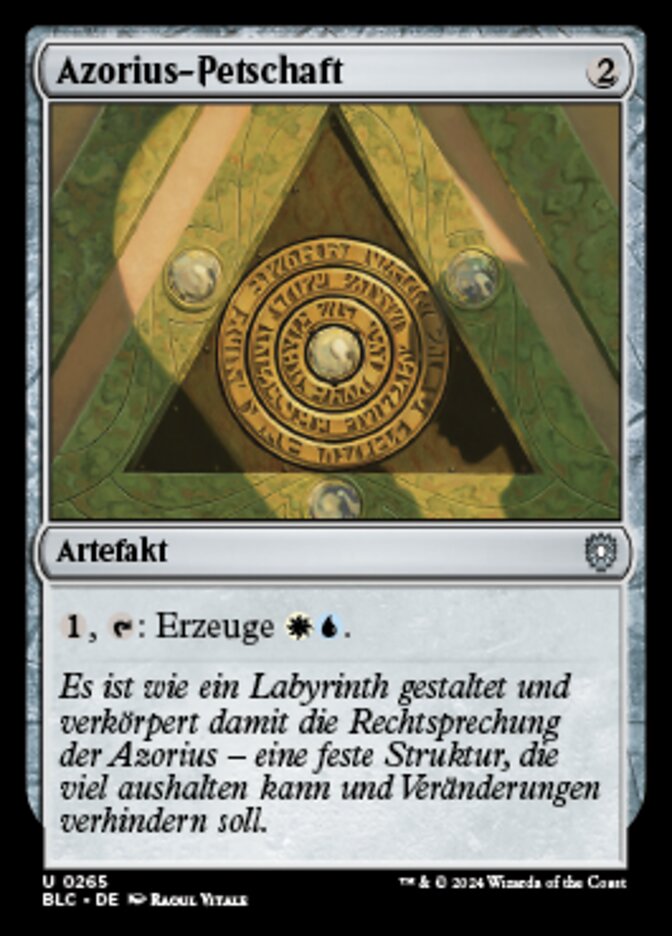 Azorius Signet (Bloomburrow Commander #265)