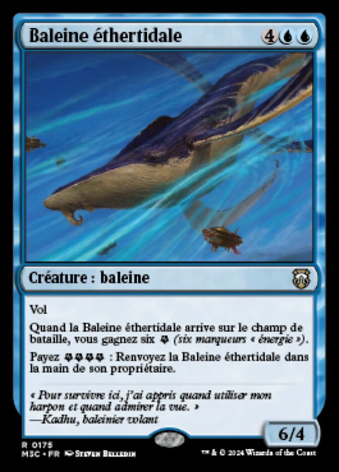 Baleine éthertidale