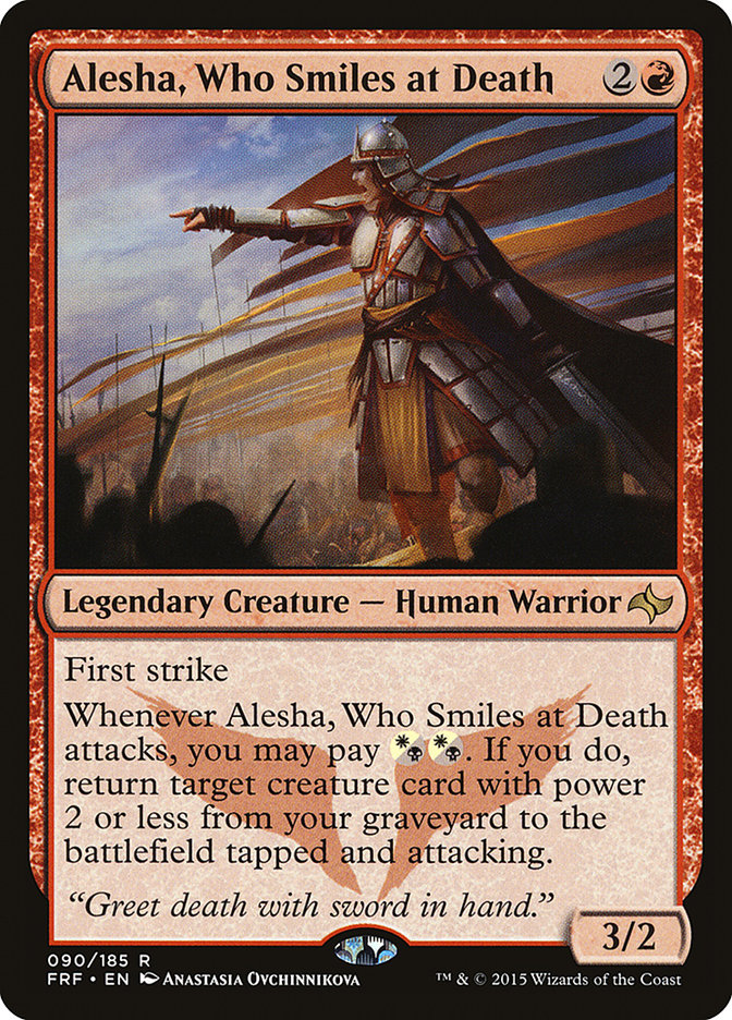 Alesha, Who Smiles at Death (Fate Reforged #90)