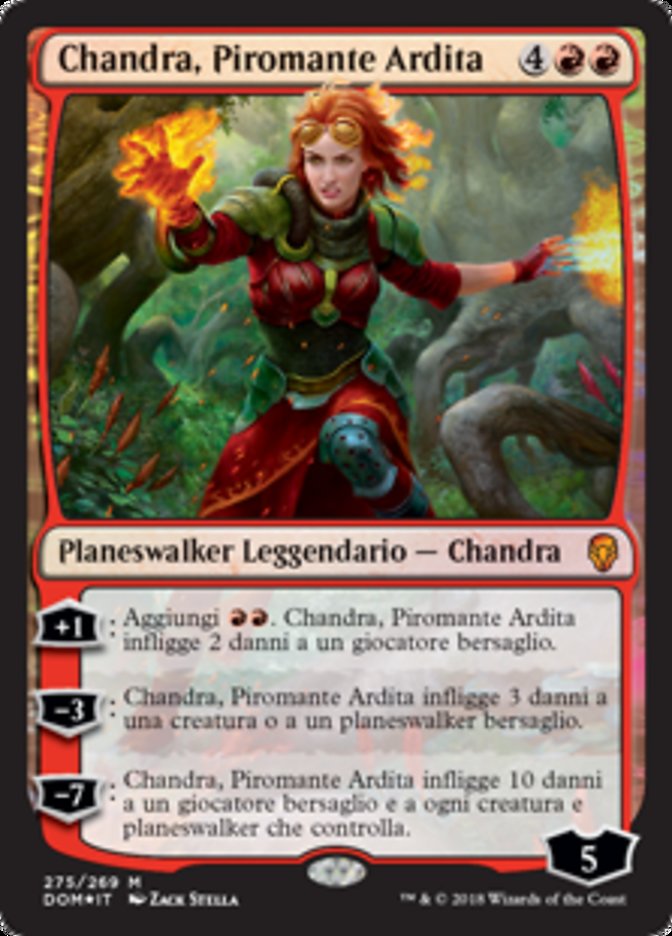 Chandra, Bold Pyromancer (Dominaria #275)