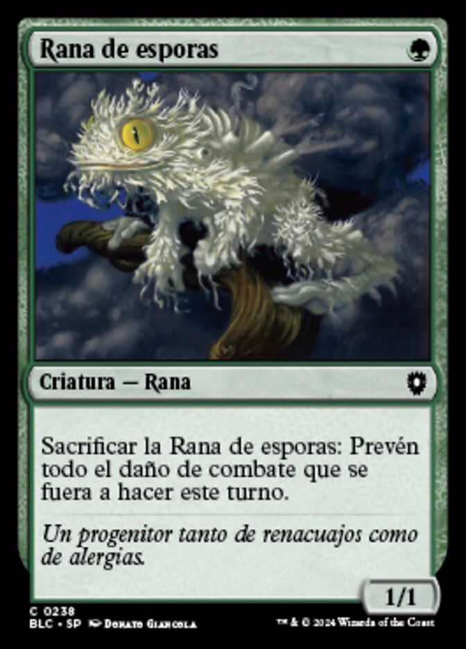 Rana de esporas