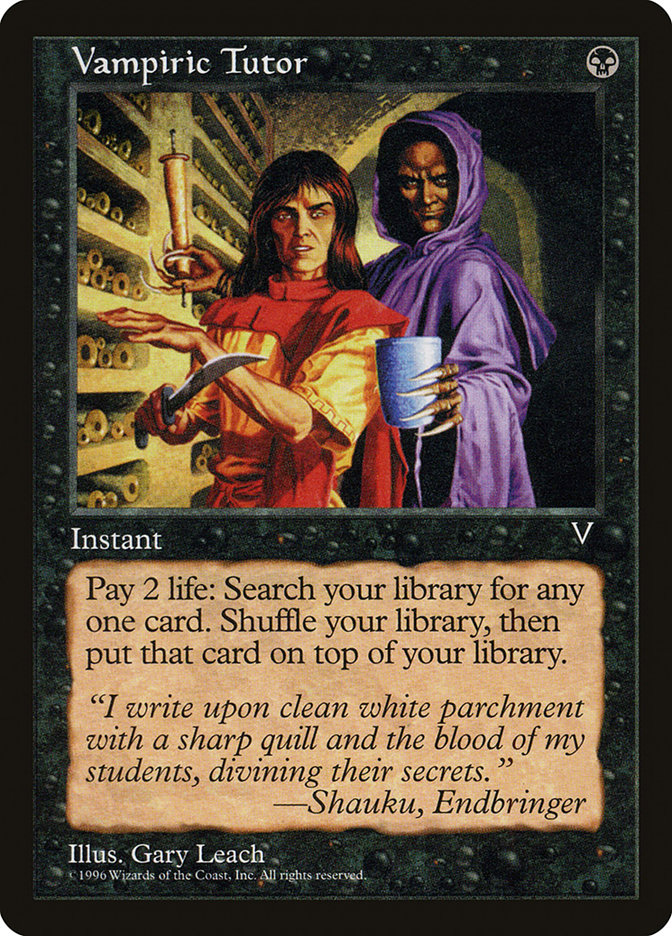 Vampiric Tutor (Visions #72)