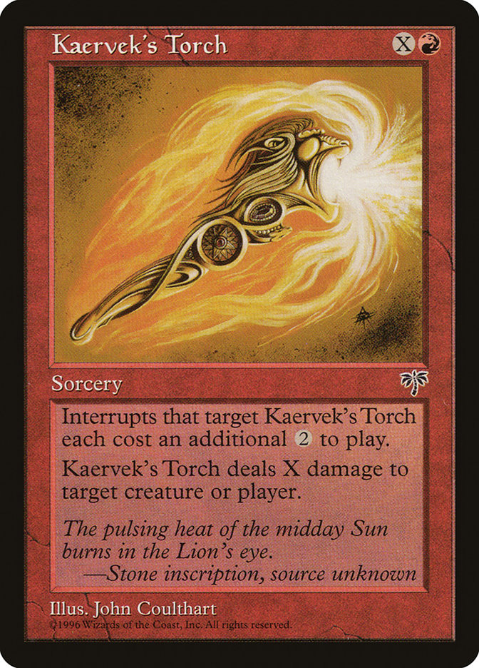 Kaervek's Torch (Mirage #185)
