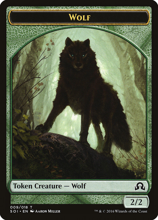 Wolf (Shadows over Innistrad Tokens #9)