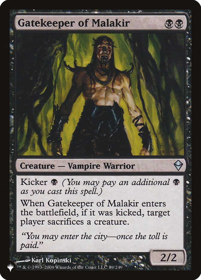 Gatekeeper of Malakir (The List #ZEN-89)