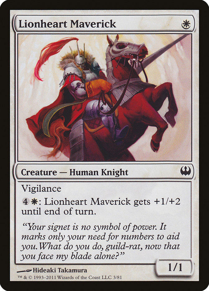 Lionheart Maverick (Duel Decks: Knights vs. Dragons #3)