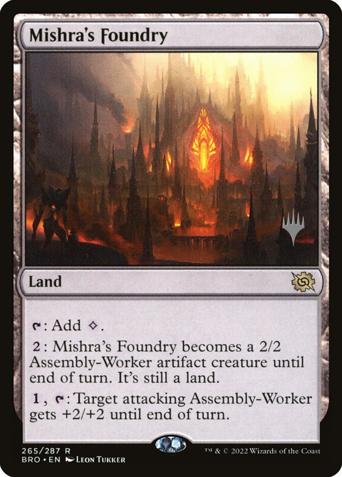 Mishra's Foundry (The Brothers' War Promos #265p)