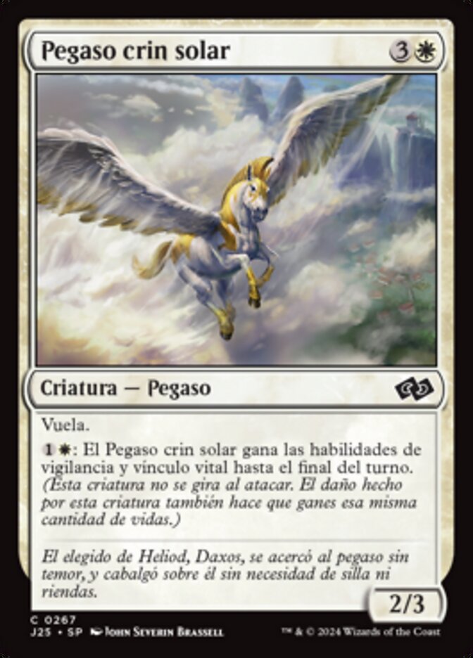 Pegaso crin solar