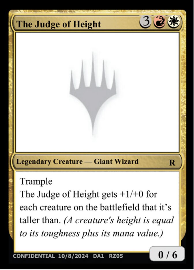 The Judge of Height