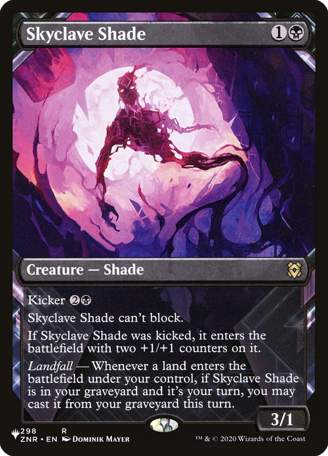 Skyclave Shade (The List #ZNR-298)