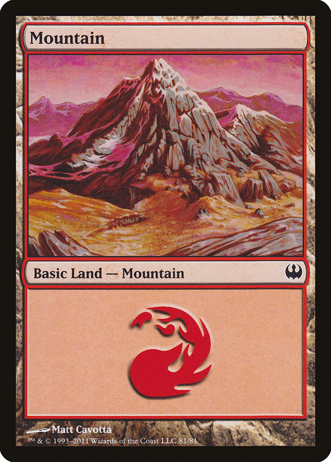 Mountain (Duel Decks: Knights vs. Dragons #81)