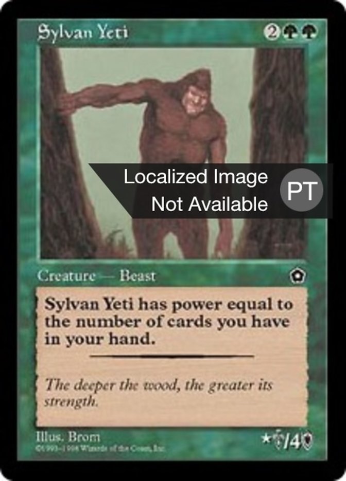Sylvan Yeti (Portal Second Age #147)