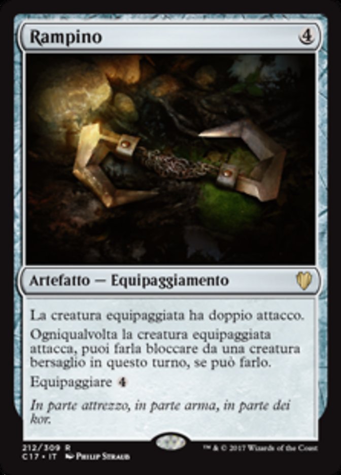 Rampino (Grappling Hook) · Commander 2017 (C17) #212 · Scryfall Magic The  Gathering Search