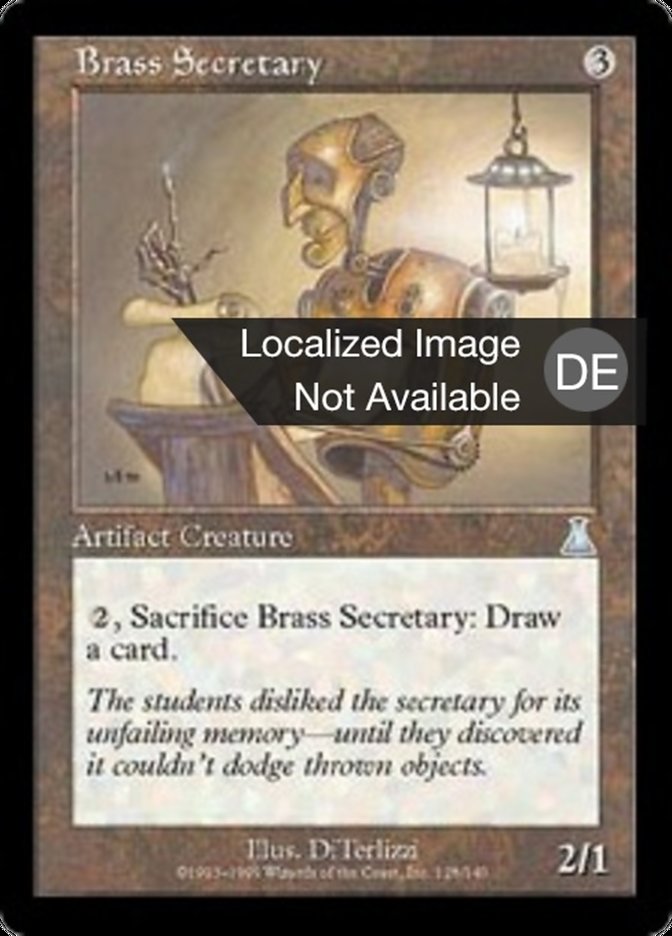 Brass Secretary (Urza's Destiny #128)