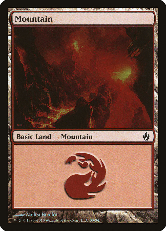 Mountain (Premium Deck Series: Fire and Lightning #33)