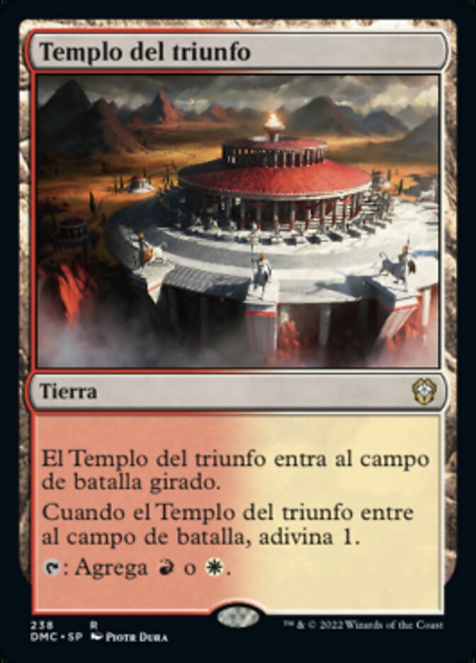 Temple of Triumph (Dominaria United Commander #238)