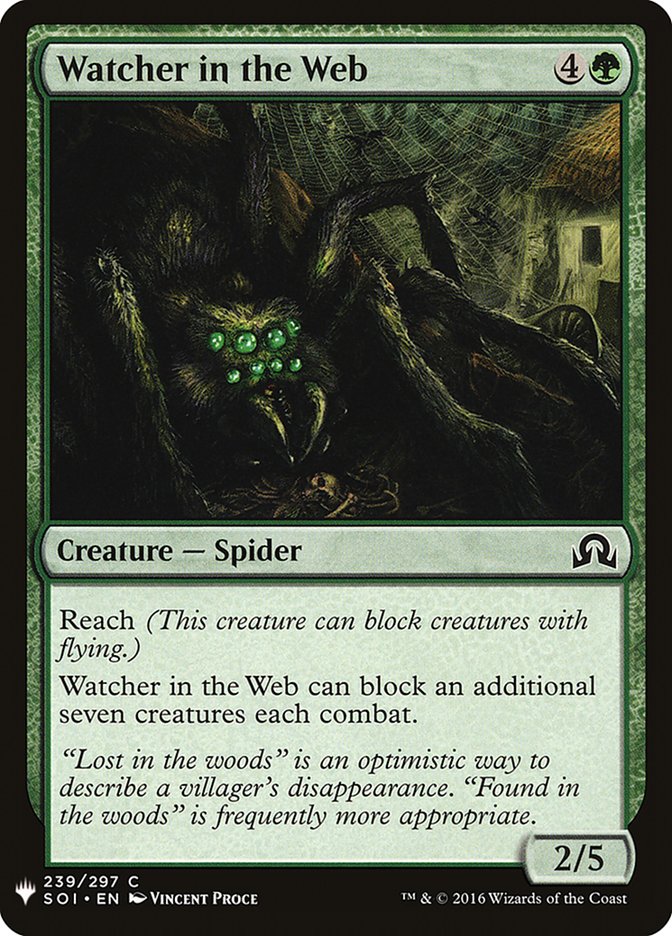 Watcher in the Web (The List #SOI-239)