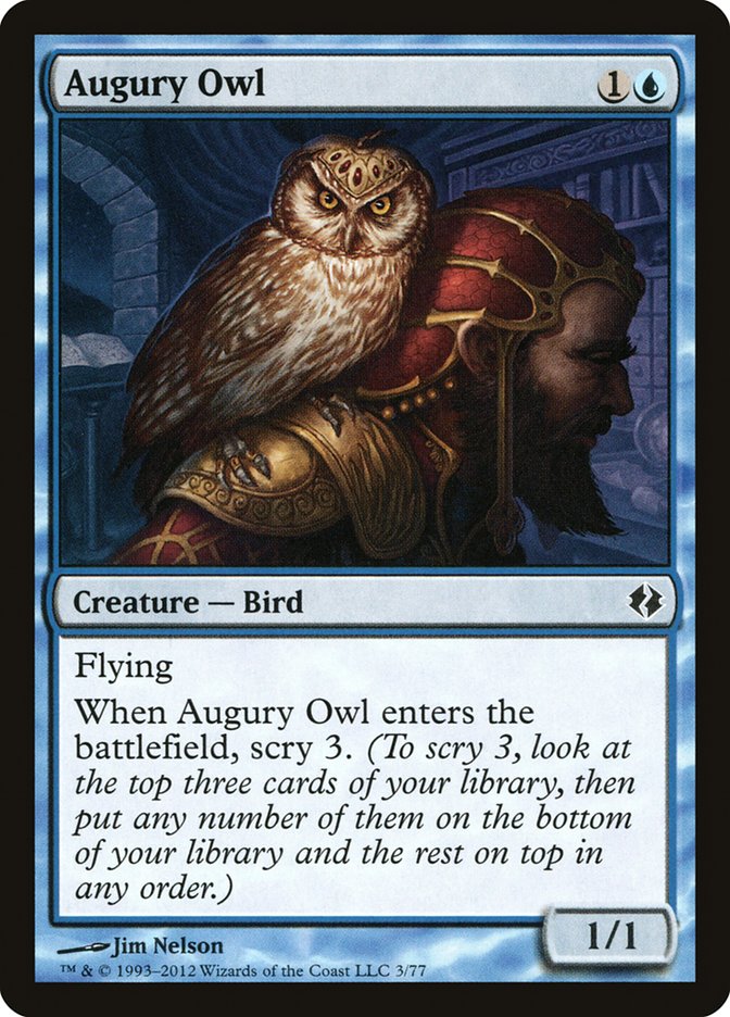 Augury Owl (Duel Decks: Venser vs. Koth #3)