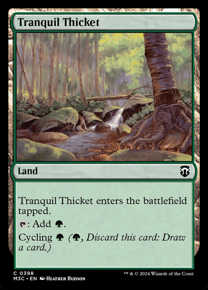 Tranquil Thicket (Modern Horizons 3 Commander #398)