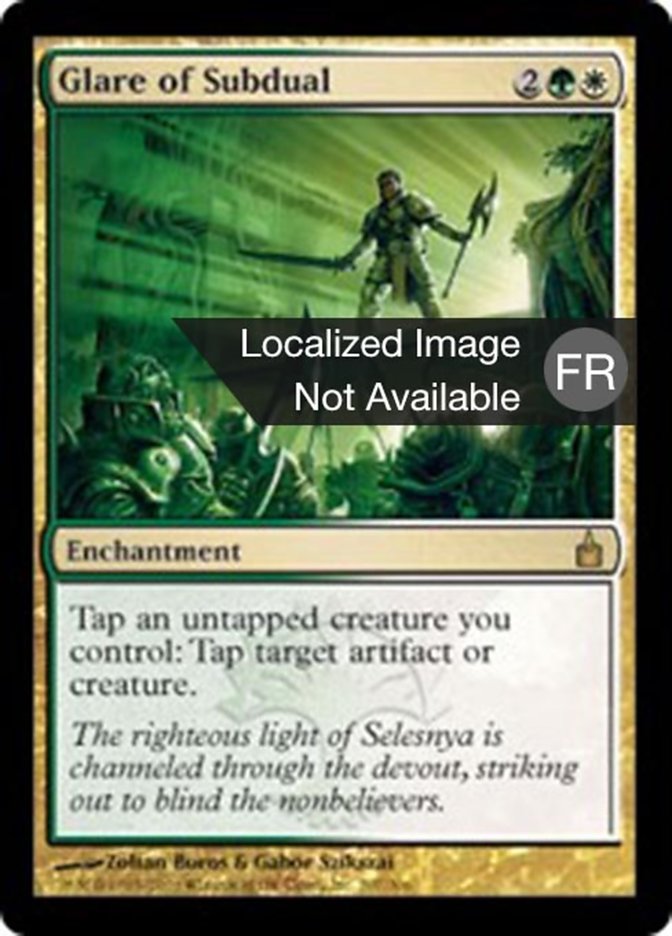 Glare of Subdual (Ravnica: City of Guilds #207)