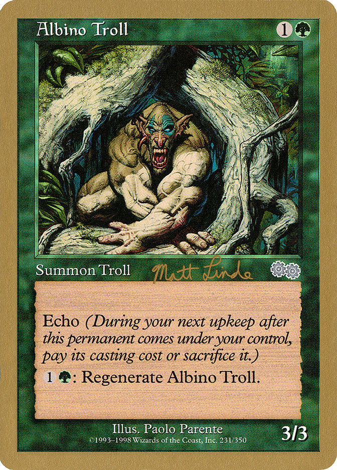 Albino Troll (World Championship Decks 1999 #ml231)