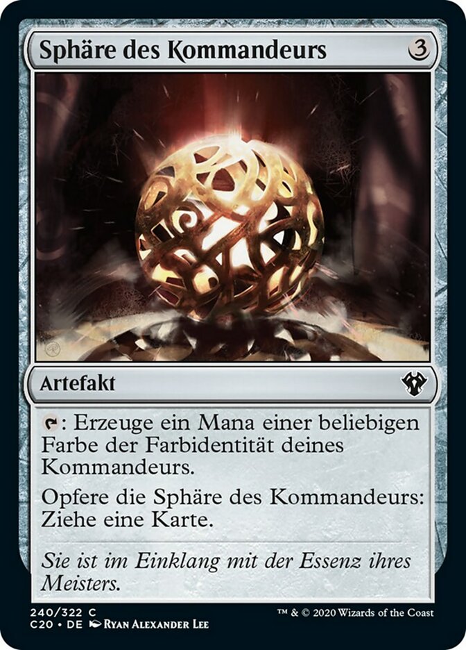 Commander's Sphere (Commander 2020 #240)