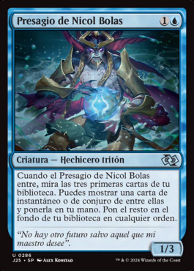 Presagio de Nicol Bolas