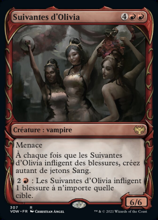 Olivia's Attendants (Innistrad: Crimson Vow #307)