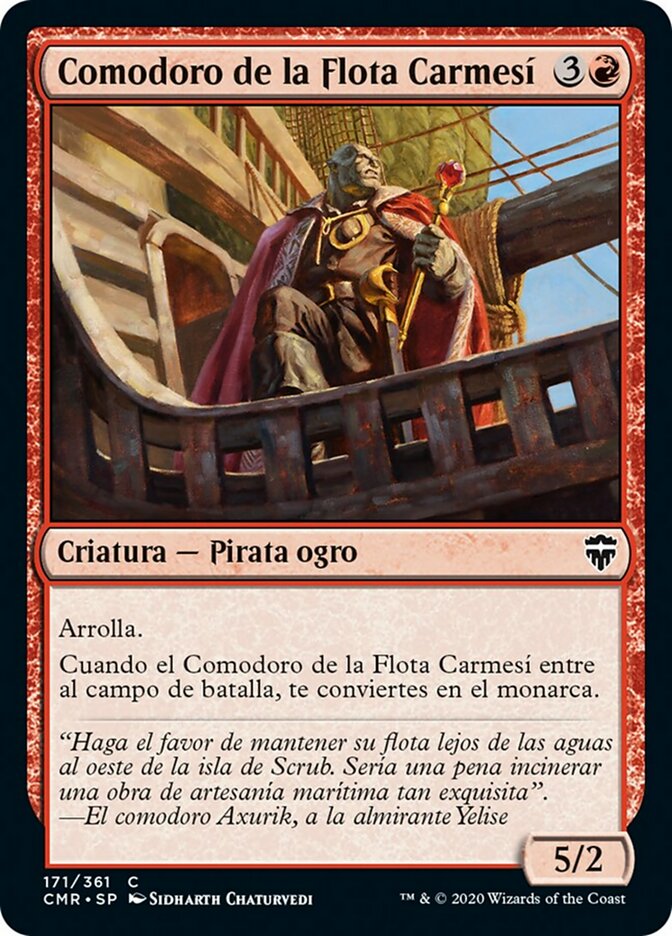 Crimson Fleet Commodore (Commander Legends #171)