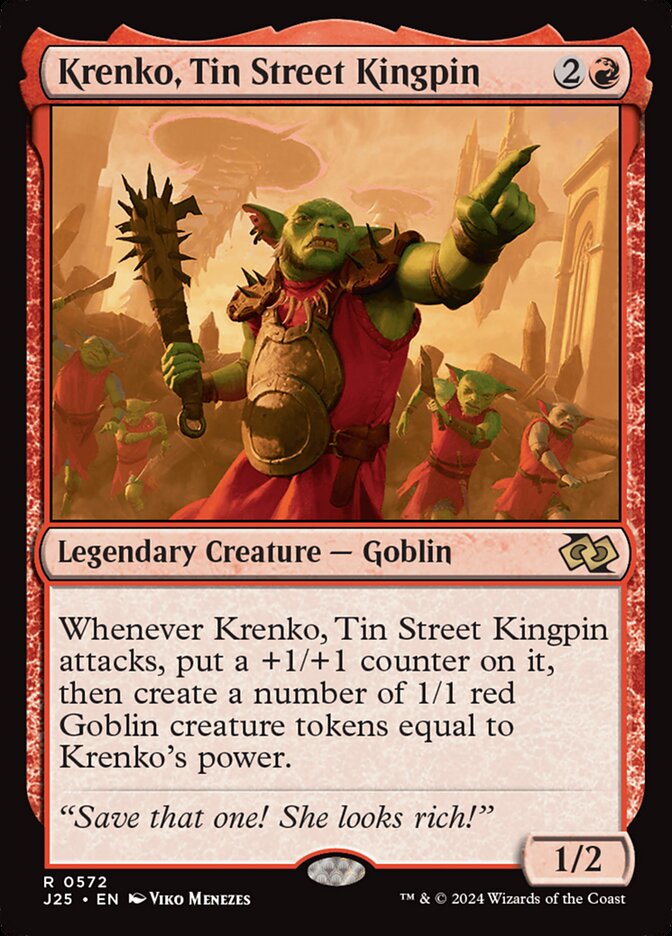 Krenko, Tin Street Kingpin (Foundations Jumpstart #572)