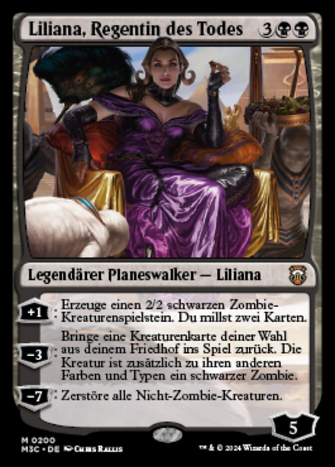 Liliana, Regentin des Todes