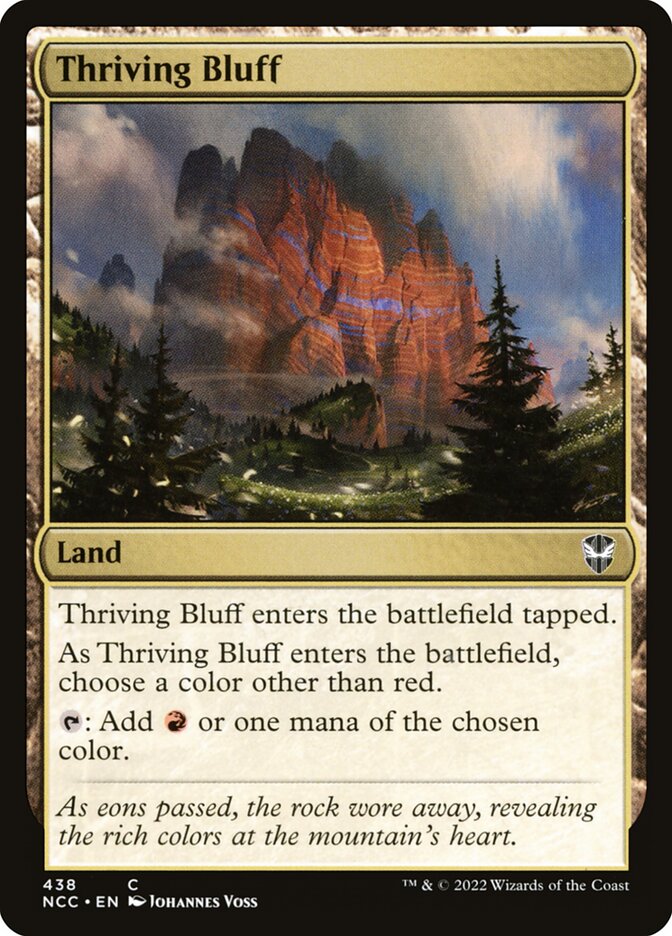 Thriving Bluff (New Capenna Commander #438)