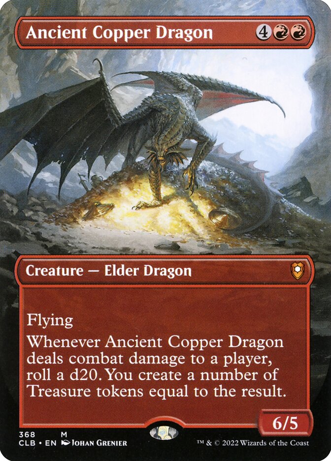 Ancient Copper Dragon (Commander Legends: Battle for Baldur's Gate #368)