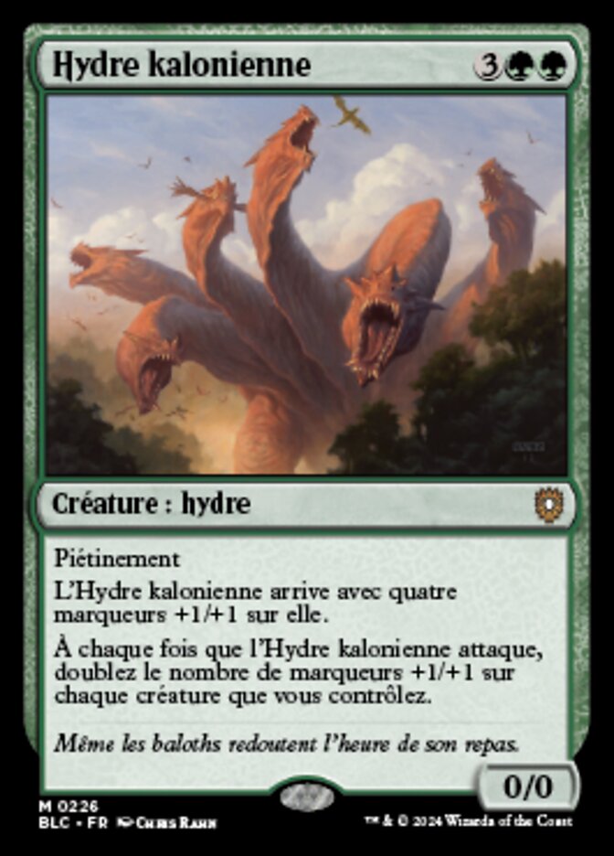 Kalonian Hydra (Bloomburrow Commander #226)