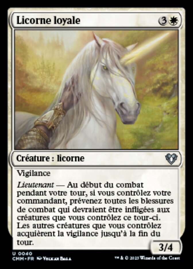 Licorne loyale