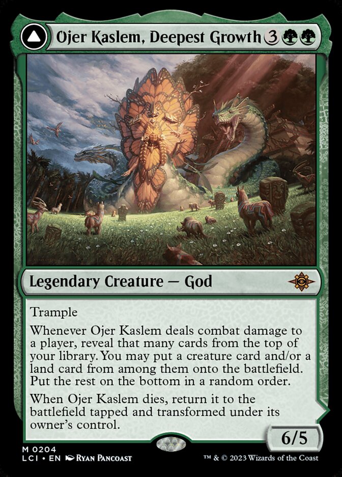 Ojer Kaslem, Deepest Growth // Temple of Cultivation (The Lost Caverns of Ixalan #204)