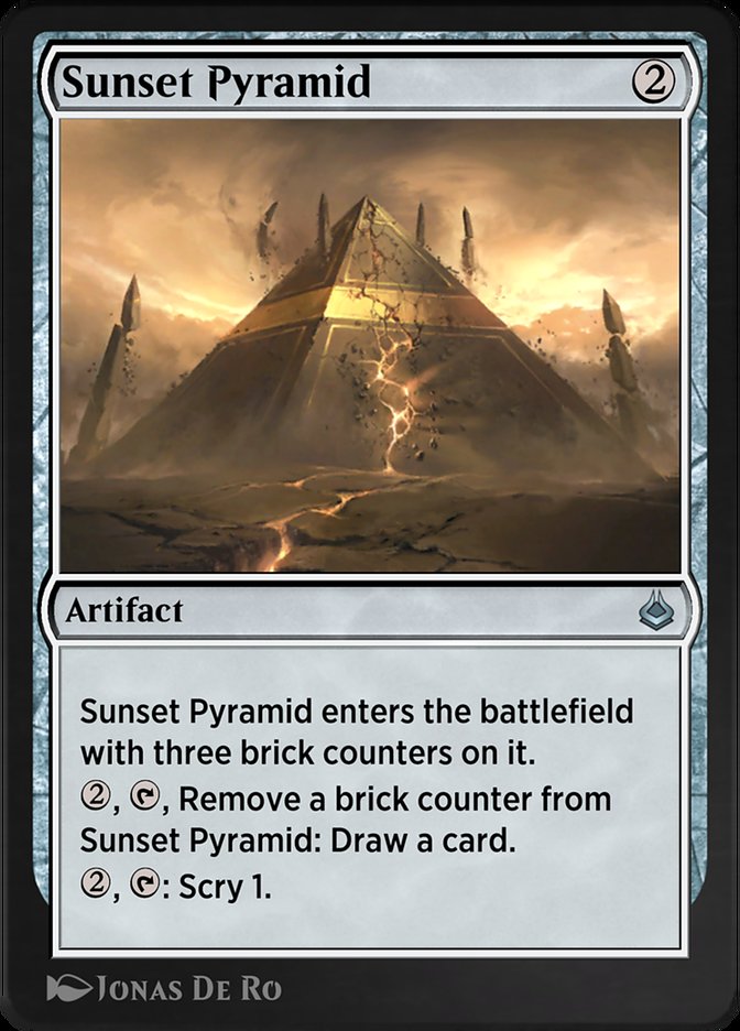 Sunset Pyramid (Amonkhet Remastered #280)