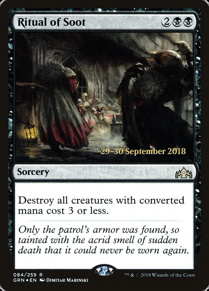 Ritual of Soot (Guilds of Ravnica Promos #84s)