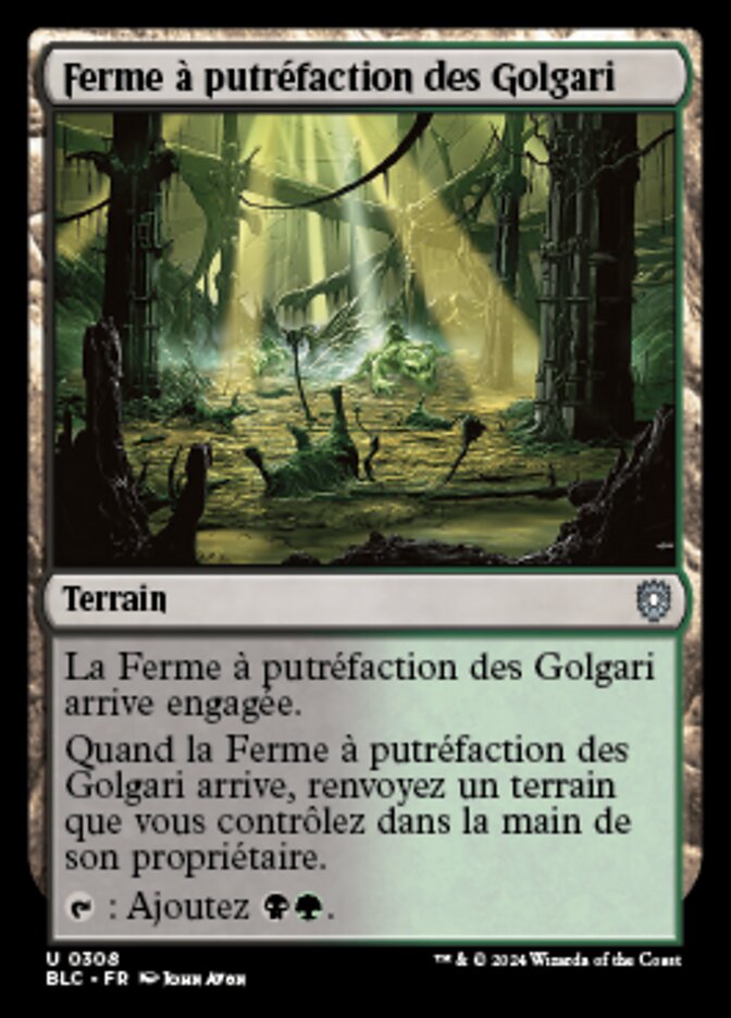 Golgari Rot Farm (Bloomburrow Commander #308)