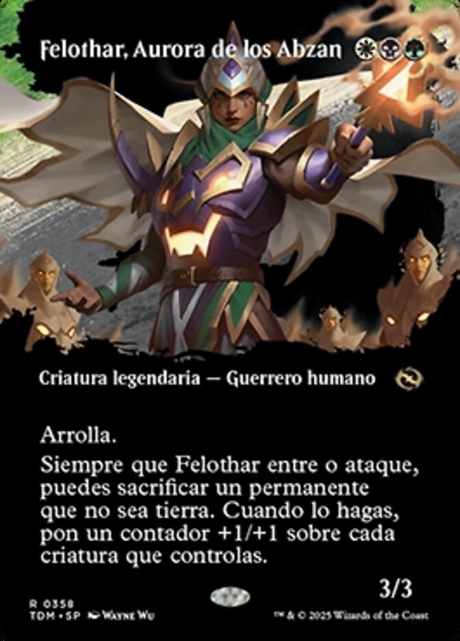Felothar, Aurora de los Abzan