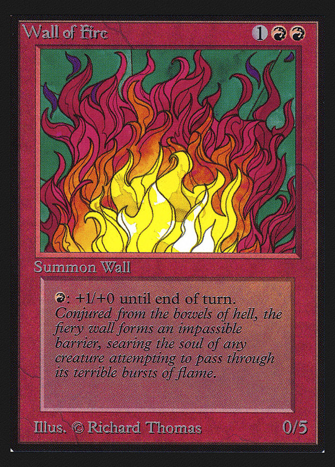 Wall of Fire (Intl. Collectors' Edition #182)