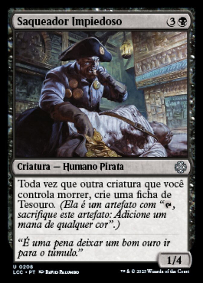 Pitiless Plunderer (The Lost Caverns of Ixalan Commander #208)