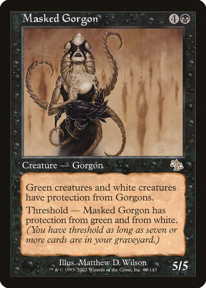 Masked Gorgon · Judgment (JUD) #69 · Scryfall Magic The Gathering Search